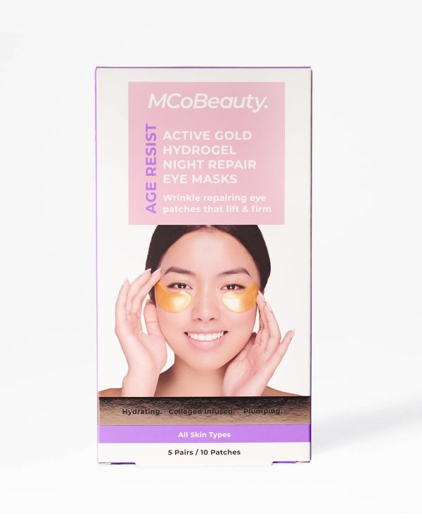 Active Gold Hydrogel Night Repair Eye Mask 10 pack